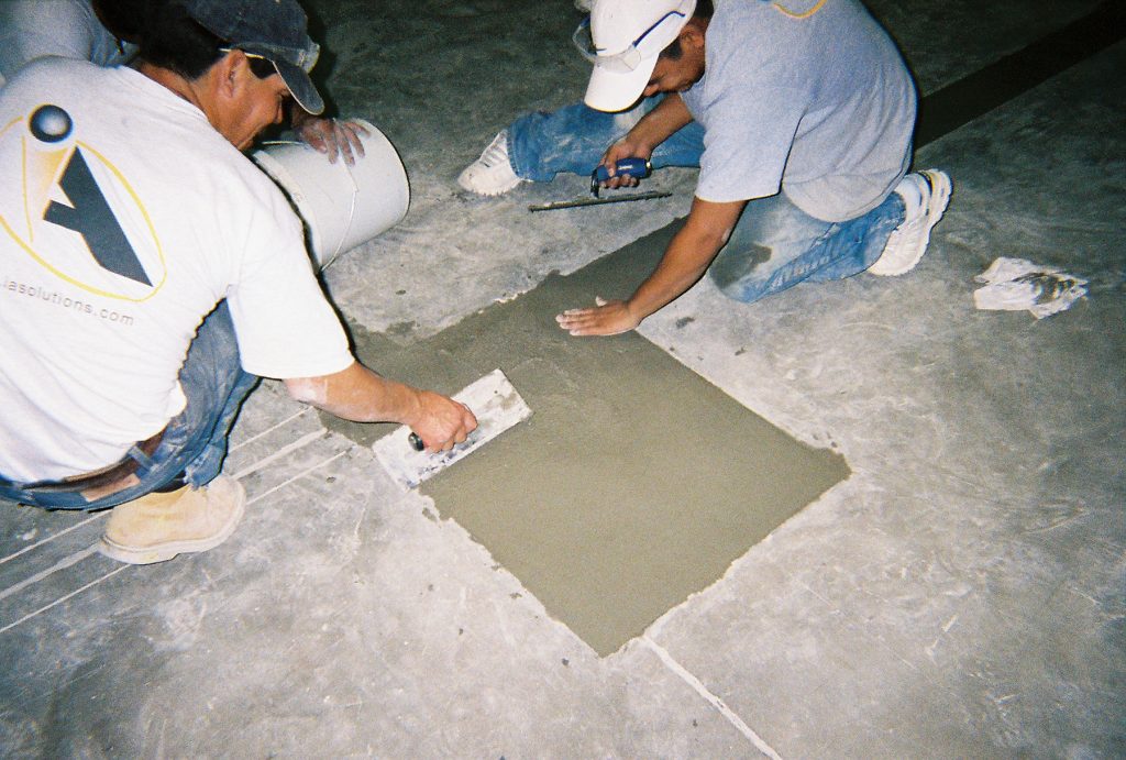 Polished Concrete Joint Repair and Rebuild Services Industrial ...