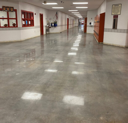 Polished concrete, polished concrete floors, flooring contractors Brighton TN, floor surface preparation, TeamIA, Industrial Applications Inc, Brighton TN, Memphis, TN