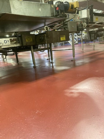 Bakery flooring, epoxy floor coating, Industrial Applications, Inc., TeamIA, epoxy concrete floor, flooring contractor Batesville, AR, Batesville, AR, industrial flooring contractor