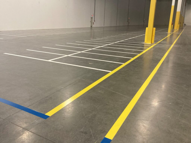 safety striping, 5S, epoxy floor coatings, epoxy line striping, epoxy coatings, Industrial Applications Inc., TeamIA, industrial concrete flooring Piperton, TN