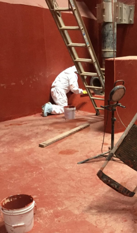 hand trowel mortar, containment coatings, epoxy floor coatings