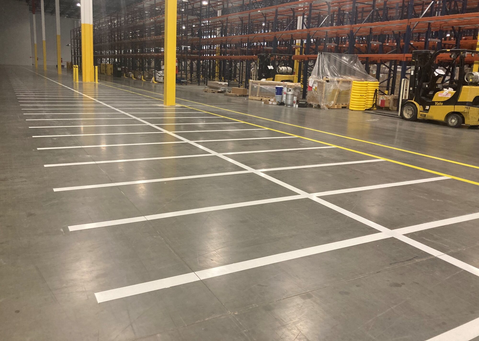 safety striping, 5S, epoxy floor coatings, epoxy line striping, epoxy coatings, Industrial Applications Inc., TeamIA, industrial concrete flooring Piperton, TN
