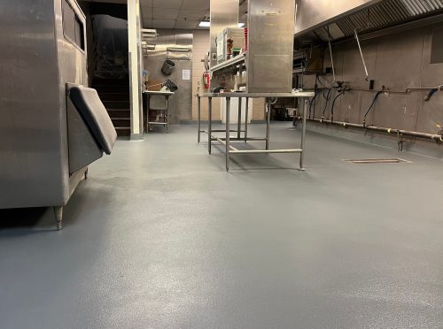 Urethane cement is simply the best seamless, durable, anti-microbial and maintenance-friendly solution for restaurant kitchens.
