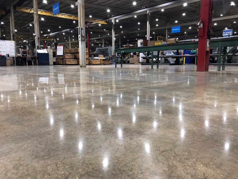 polished concrete, manufacturing floors