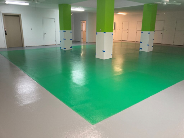 Concrete floor coatings, epoxy floor coatings, epoxy coatings, Industrial Applications Inc, TeamIA, epoxy floor coating, Pet kennels, kennel flooring