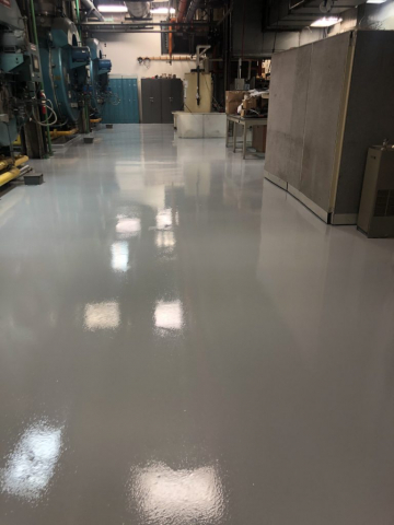 epoxy floor coatings. Epoxy Urethane, Concrete crack repair, IndustrialApplicationsInc, IA30yrs, boiler room floors, energy plant floors