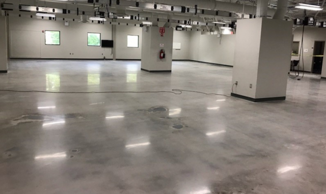 Polished concrete, manufacturing floors, concrete polishing, Industrial Applications Inc., TeamIA, Flooring contractor Hunstville AL, Huntsville AL