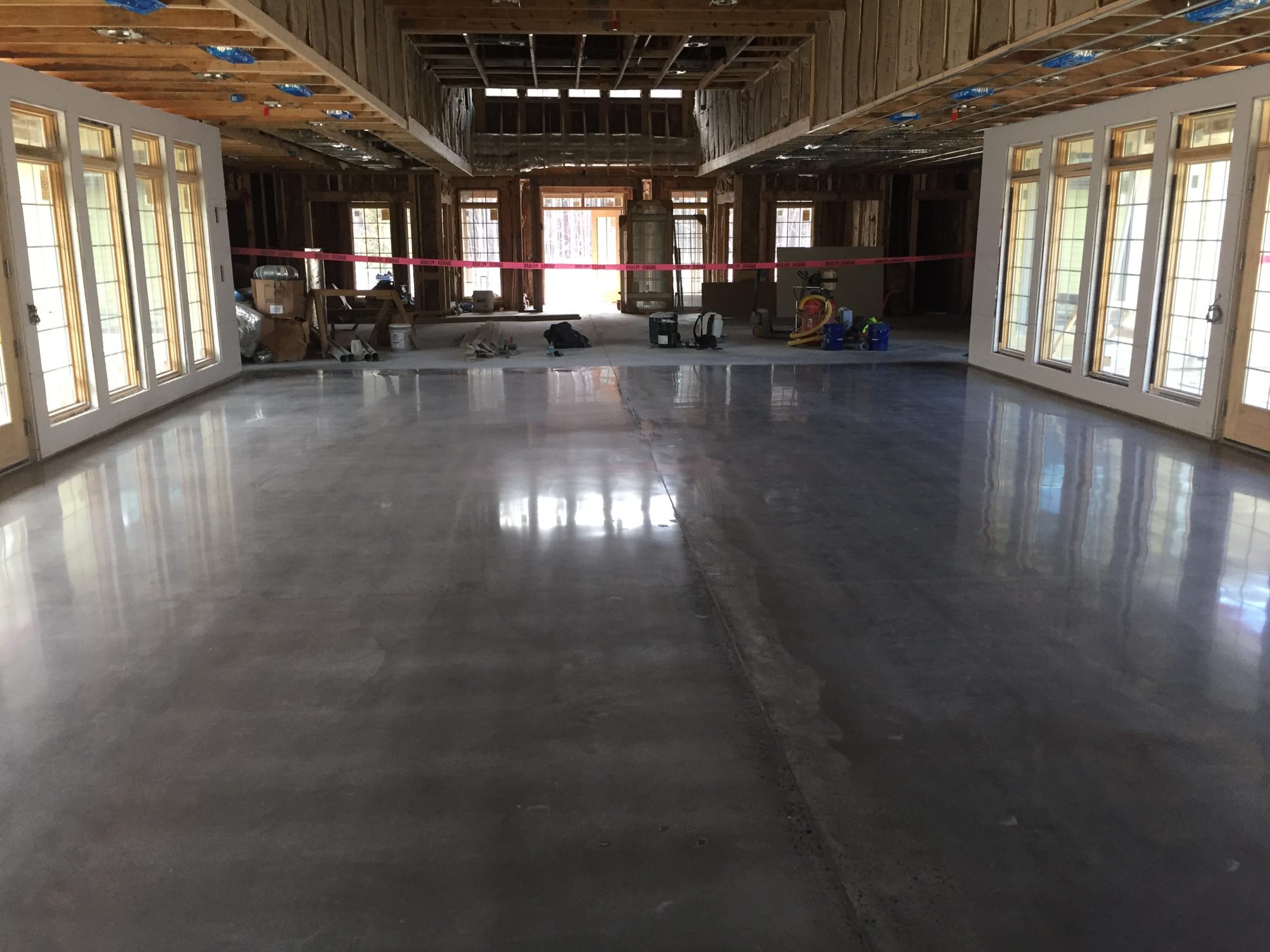 polished concrete, assisted living facility, health care floor coatings