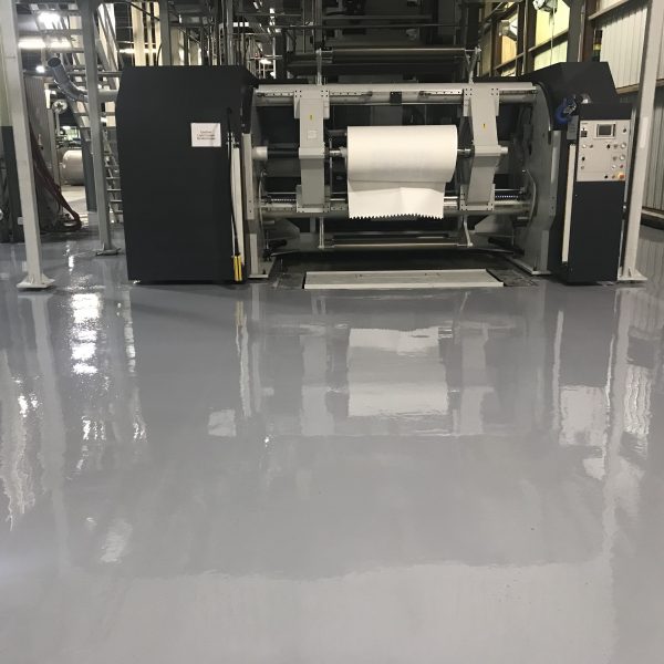 Industrial Applications, Inc. installed epoxy mortar at a Manufacturing Facility.