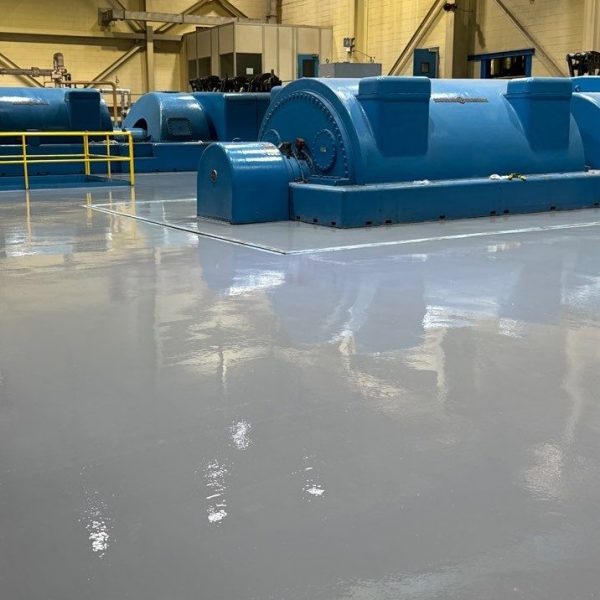 Industrial Applications, Inc. installed an epoxy mortar flooring system and installed line striping to improve safety and traffic flow to manufacture flooring. 