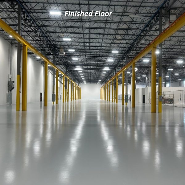 Installed a 3-coat Pigmented epoxy urethane floor coating system at one of the country's top manufacturers