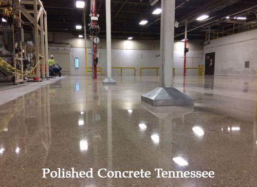 Warehouse with Polished Concrete floors recently completed by Industrial Applications