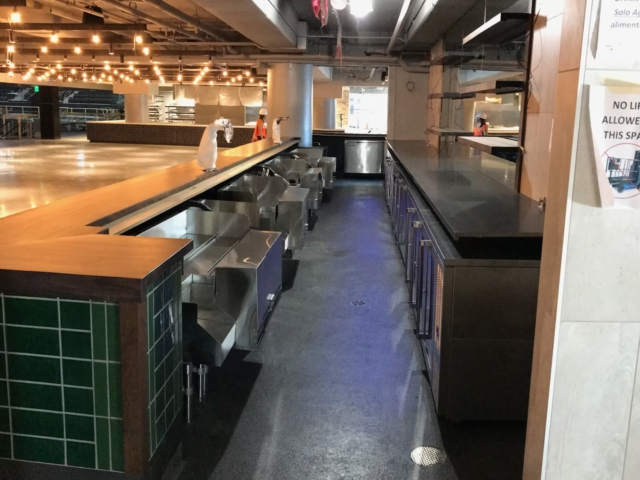 Industrial Applications, Inc. installed MMA flooring to commercial bar flooring.&nbsp;