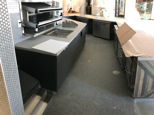 Industrial Applications, installed MMA flooring to food warmer and prep area in a commercial kitchen.&nbsp;