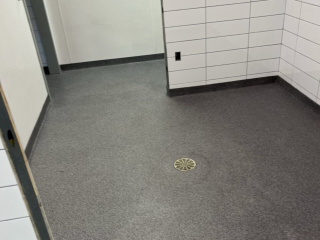 Industrial Applications, Inc. installed MMA to kitchen flooring.&nbsp;