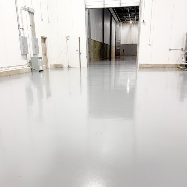 Durable, multi-coat epoxy urethane floor coating system built to handle heavy equipment, constant traffic, and demanding warehouse conditions