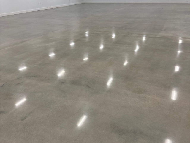 Polished Concrete flooring solution to support long-term performance.&nbsp; IA crews honored existing joints and applied a grout coat for added surface protection and durability. The result is a clean, sustainable flooring system that enhances both aesthetics and functionality for years to come.