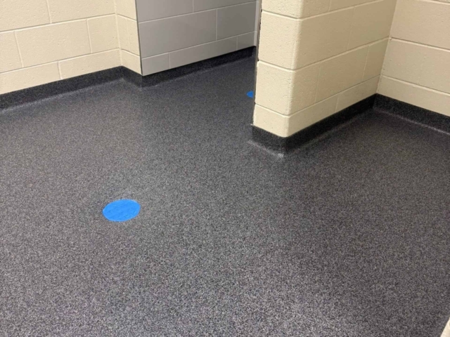 From busy corridors to restrooms and food-service areas, #TeamIA delivered a flooring system designed around the operational demands of each space while maintaining a cohesive appearance throughout the facility.